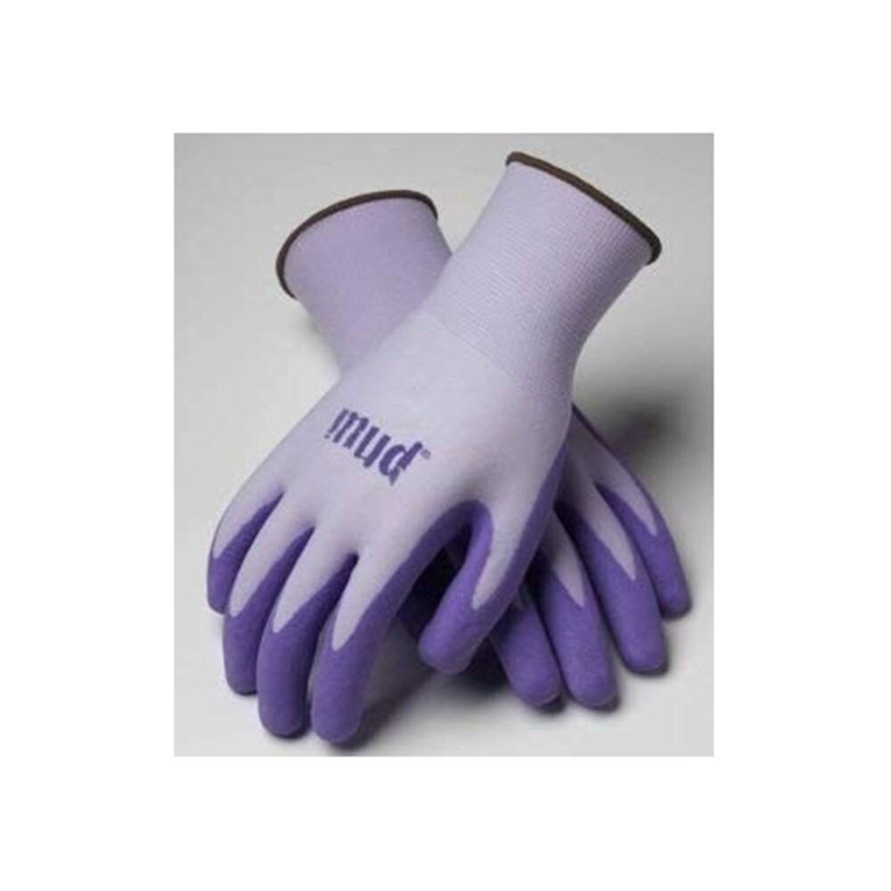 slide 1 of 1, Mud Simply Mud Garden Gloves, Purple Medium, 1 ct