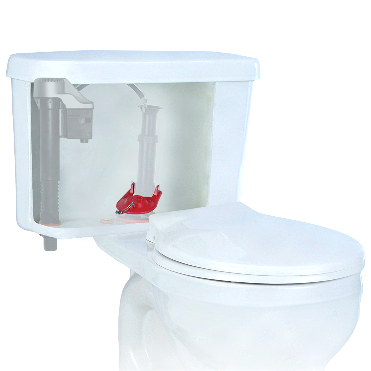 slide 4 of 4, Korky Premium Universal Flapper, 12 ct