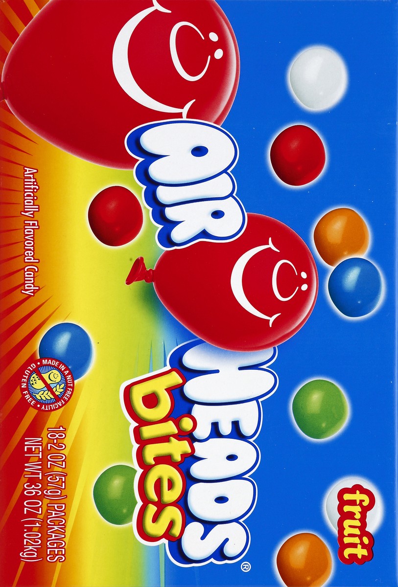 slide 4 of 4, Airheads Bites Fruit 2oz Packs 18ct Box, 18 ct