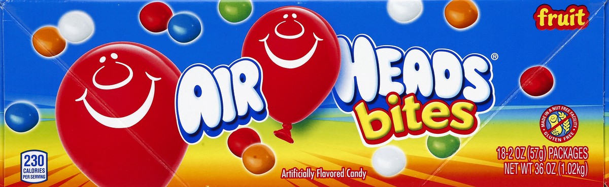slide 2 of 4, Airheads Bites Fruit 2oz Packs 18ct Box, 18 ct
