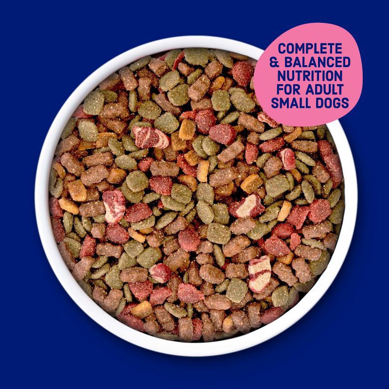 slide 3 of 9, Kibbles 'n Bits Bistro Mini Bits Beef, Spring Vegetable & Apple Flavors Small Breed Adult Complete & Balanced Dry Dog Food - 3.5lbs, 3.5 lb