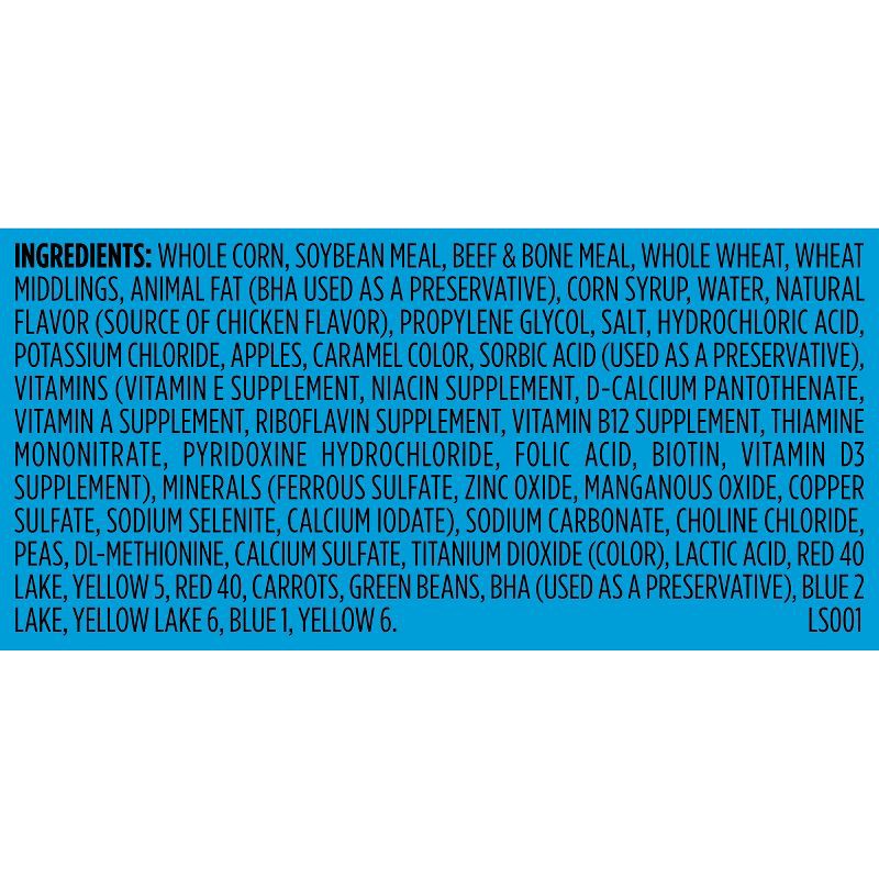 slide 8 of 9, Kibbles 'n Bits Bistro Mini Bits Beef, Spring Vegetable & Apple Flavors Small Breed Adult Complete & Balanced Dry Dog Food - 3.5lbs, 3.5 lb