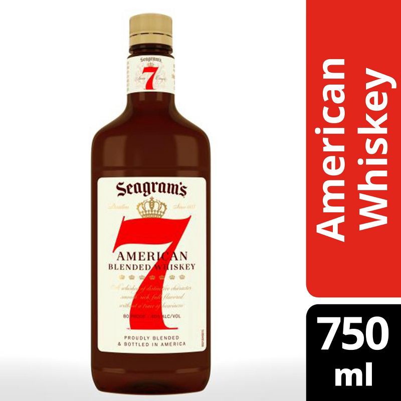 slide 1 of 8, Seagram's 7 Crown American Whiskey - 750ml Plastic Bottle, 750 ml