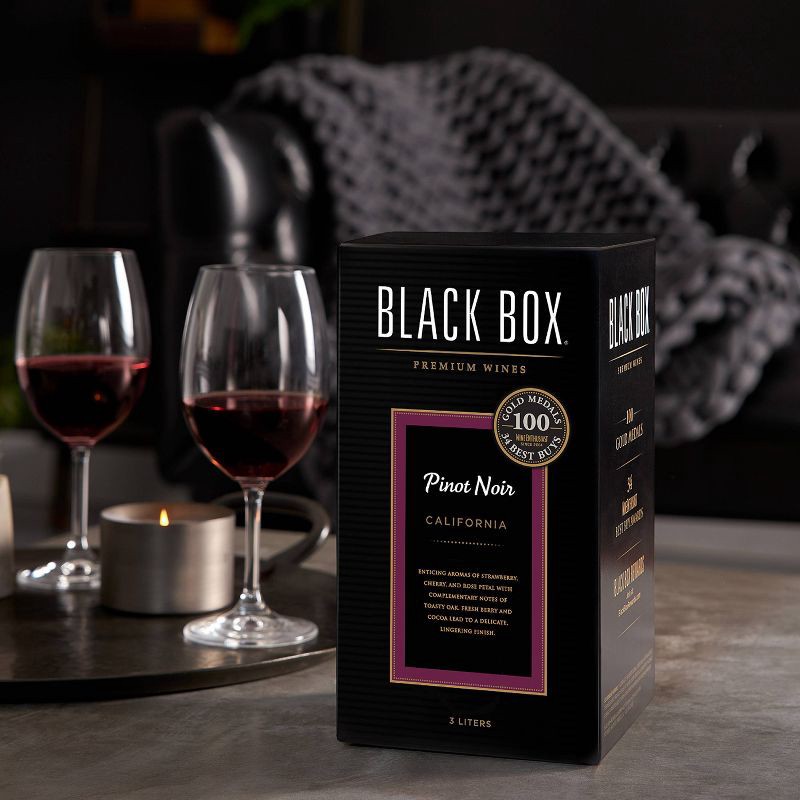 slide 5 of 7, Black Box Pinot Noir Red Wine - 3L Box Wine, 3 liter