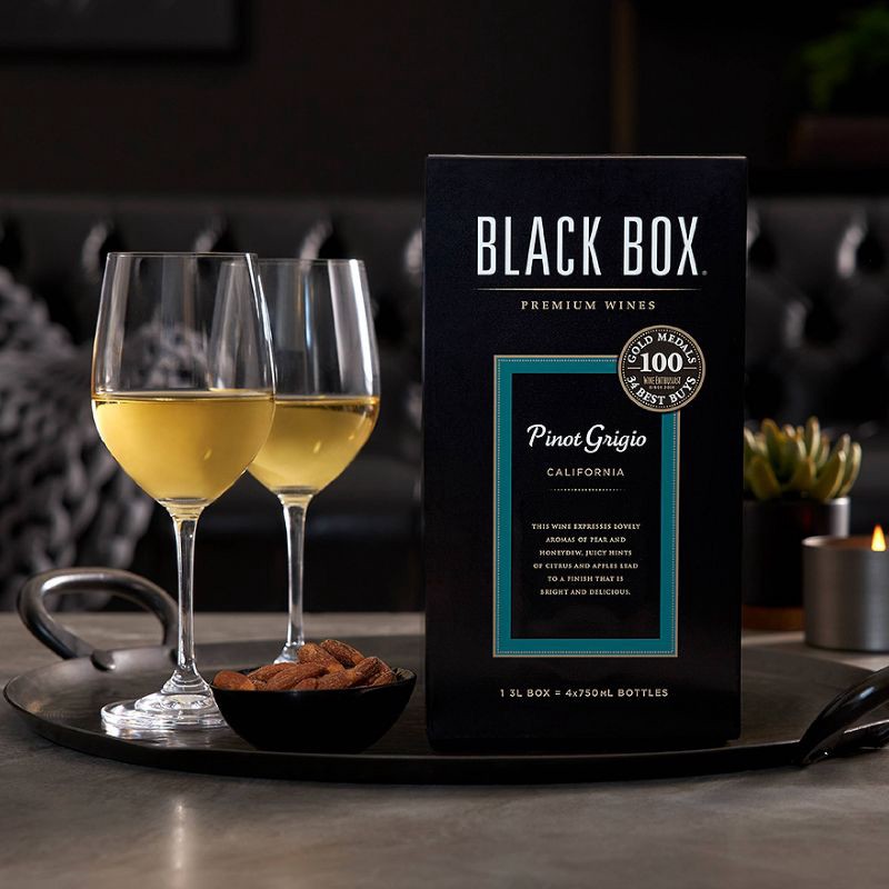 slide 5 of 8, Black Box Pinot Grigio White Wine - 3L Box Wine, 3 liter