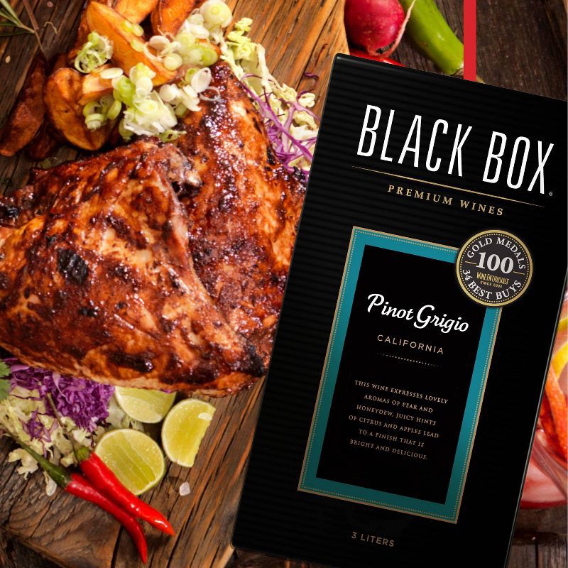 slide 8 of 8, Black Box Pinot Grigio White Wine - 3L Box Wine, 3 liter