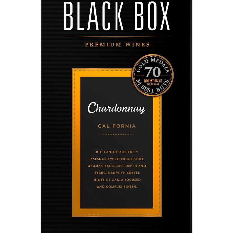 slide 4 of 8, Black Box Chardonnay White Wine - 3L Box Wine, 3 liter