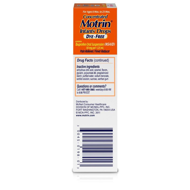 slide 9 of 9, Motrin Infant Drops NSAID Berry - 1 fl oz, 1 fl oz