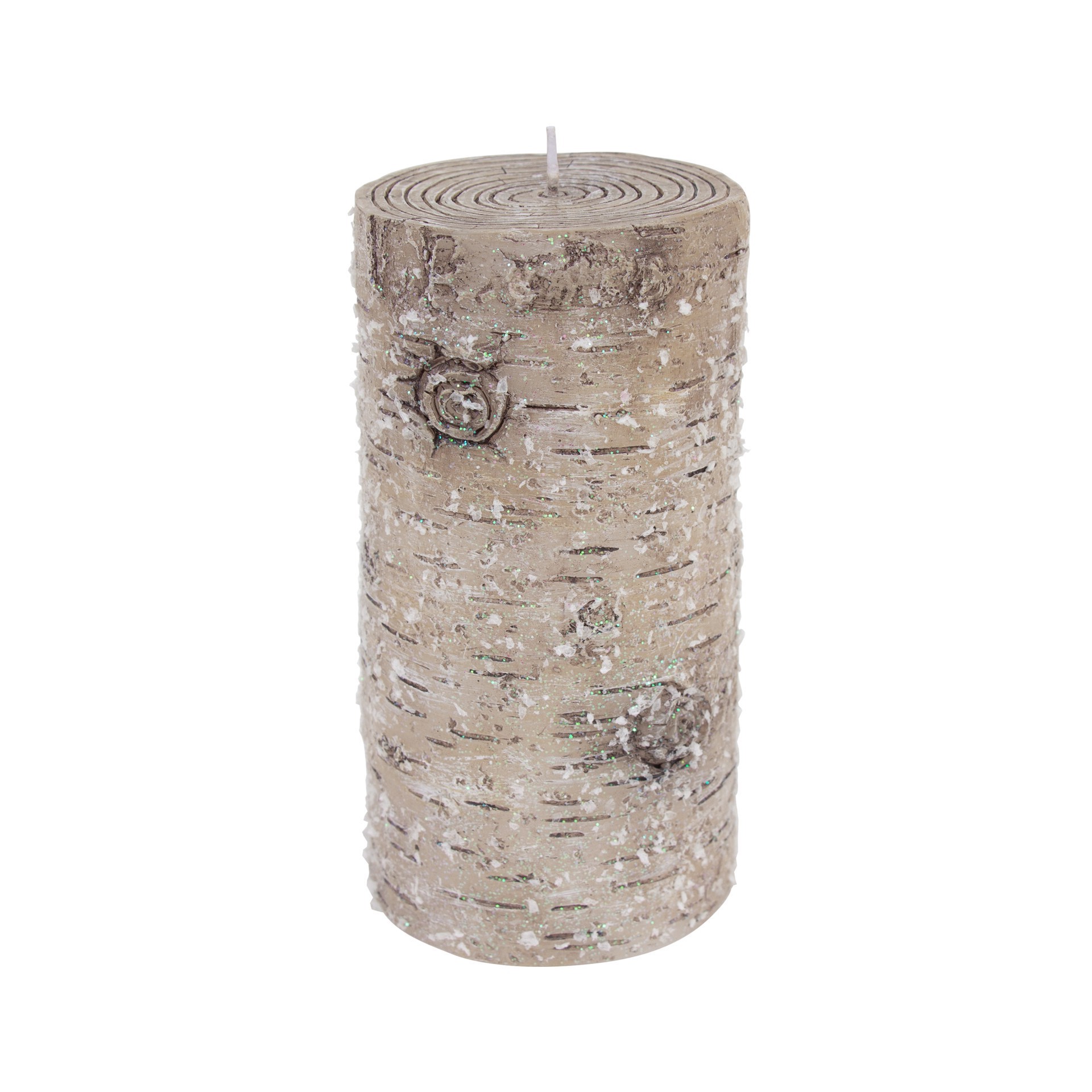 slide 3 of 4, Faux Birch Pillar Candle By Ashland, 3 in x 6 in