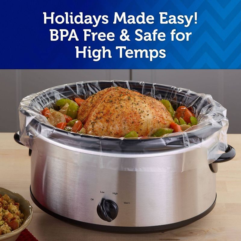 slide 2 of 7, Reynolds Kitchens Regular Size Slow Cooker Liners - 6ct/11.375sq ft, 6 ct, 11.375sq ft