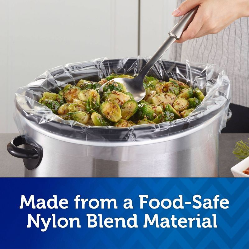 slide 3 of 7, Reynolds Kitchens Regular Size Slow Cooker Liners - 6ct/11.375sq ft, 6 ct, 11.375sq ft