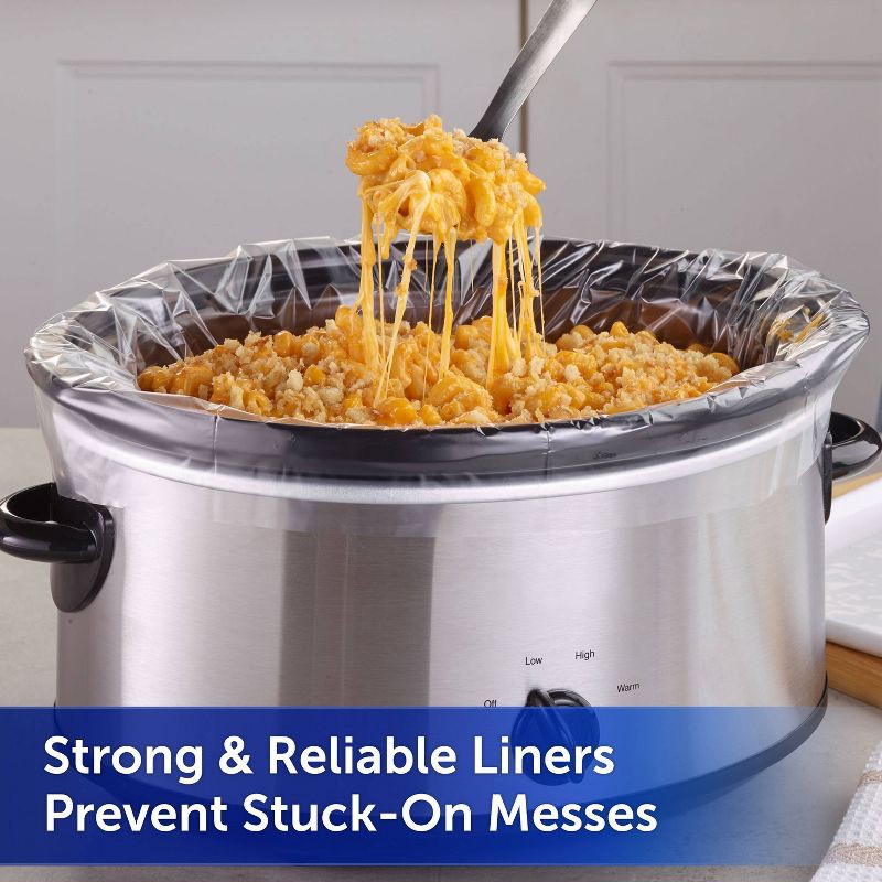 slide 4 of 7, Reynolds Kitchens Regular Size Slow Cooker Liners - 6ct/11.375sq ft, 6 ct, 11.375sq ft