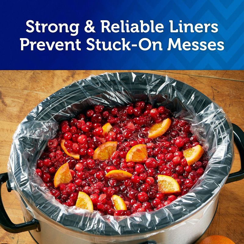 slide 5 of 7, Reynolds Kitchens Regular Size Slow Cooker Liners - 6ct/11.375sq ft, 6 ct, 11.375sq ft