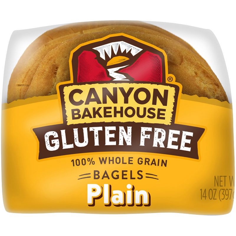 slide 11 of 11, Canyon Bakehouse Gluten Free Plain Bagels - 14oz/4ct, 4 ct; 14 oz