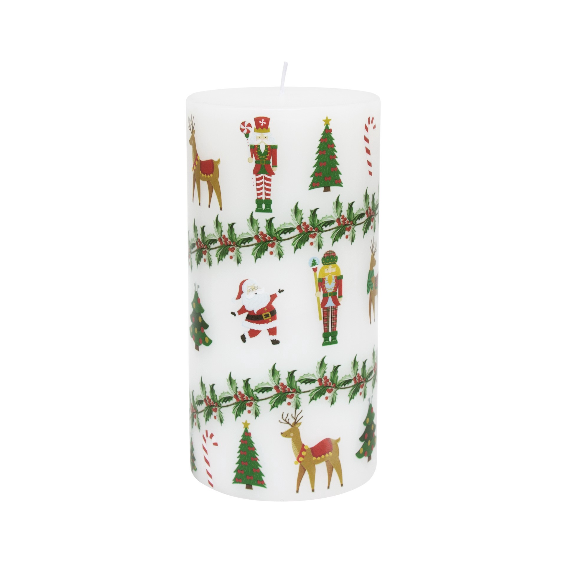 slide 4 of 5, Christmas Icons Pillar Candle By Ashland, 3 in x 6 in