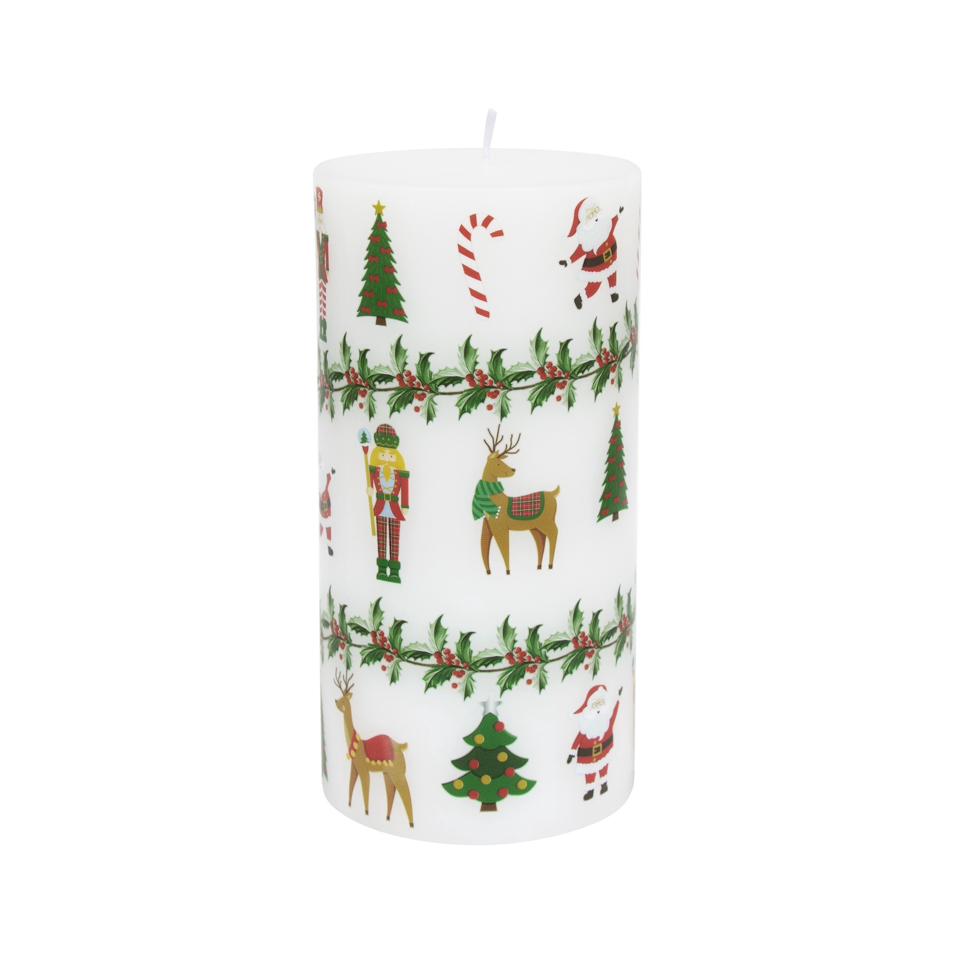 slide 2 of 5, Christmas Icons Pillar Candle By Ashland, 3 in x 6 in