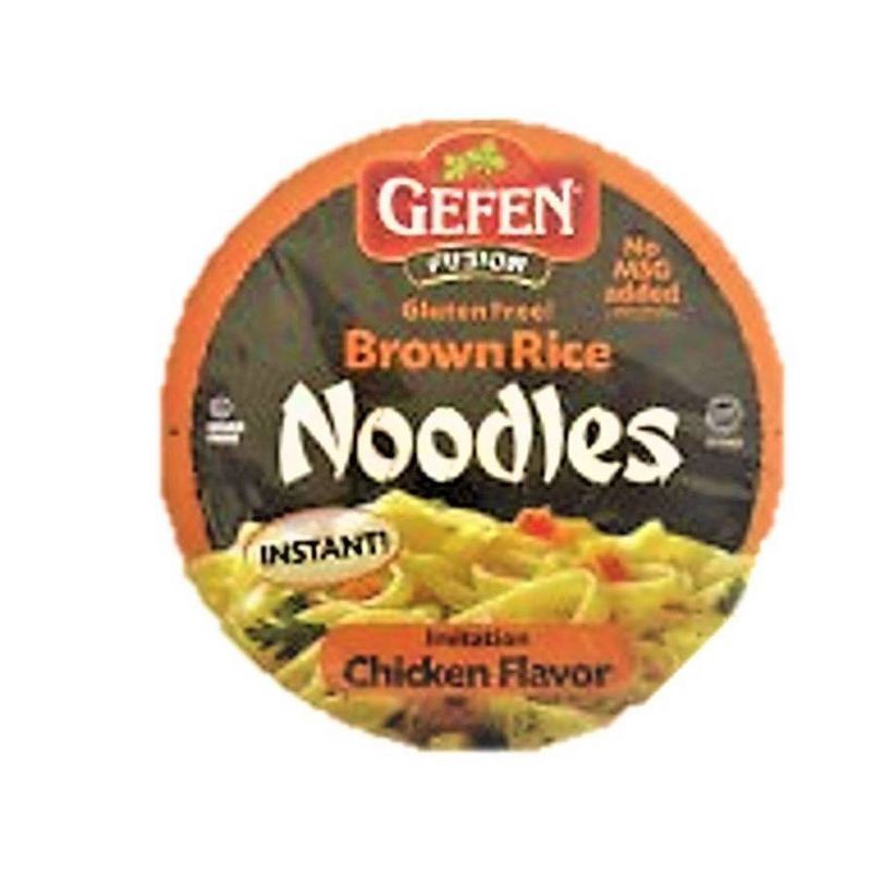 slide 3 of 3, Gefen Gluten Free Brown Rice Noodle Bowl Chicken Flavor 2.25oz, 2.25 oz