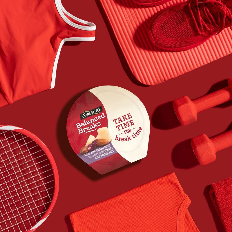 slide 2 of 7, Sargento Balanced Breaks Natural White Cheddar, Sea-Salted Roasted Almonds & Dried Cranberries - 4.5oz/3ct, 3 ct; 4.5 oz