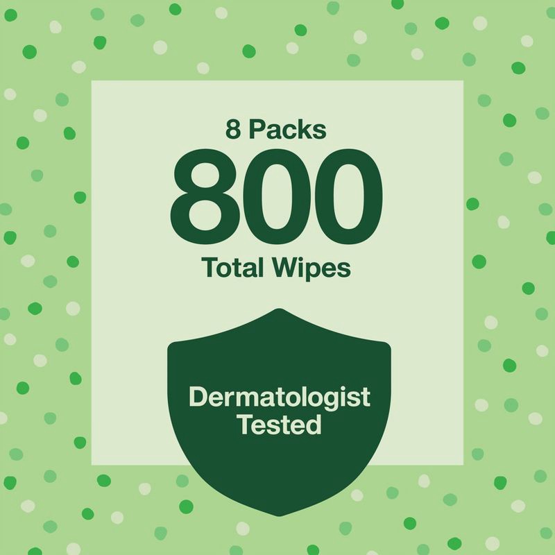 slide 7 of 8, Fresh Cucumber Baby Wipes - 8pk/800ct Total - up&up™, 8 ct, 800 ct