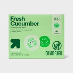 Fresh Cucumber Baby Wipes - 8pk/800ct Total - up&up™