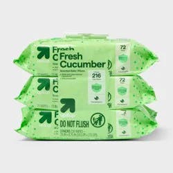 Fresh Cucumber Baby Wipes - 216ct - up&up™