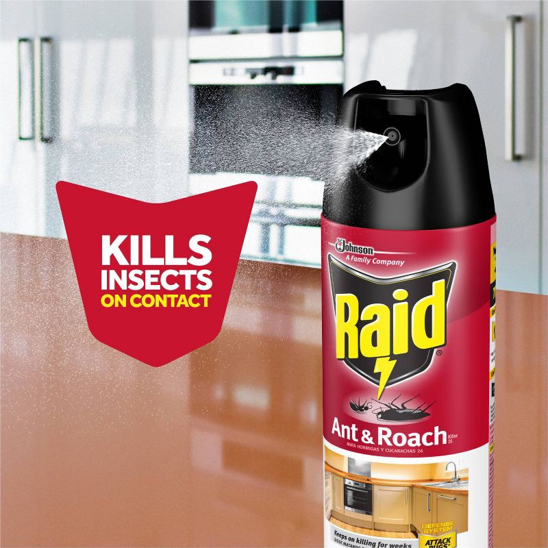 slide 11 of 12, Raid Ant and Roach Killer Fragrance Free - 17.5oz/2ct, 17.5 oz, 2 ct