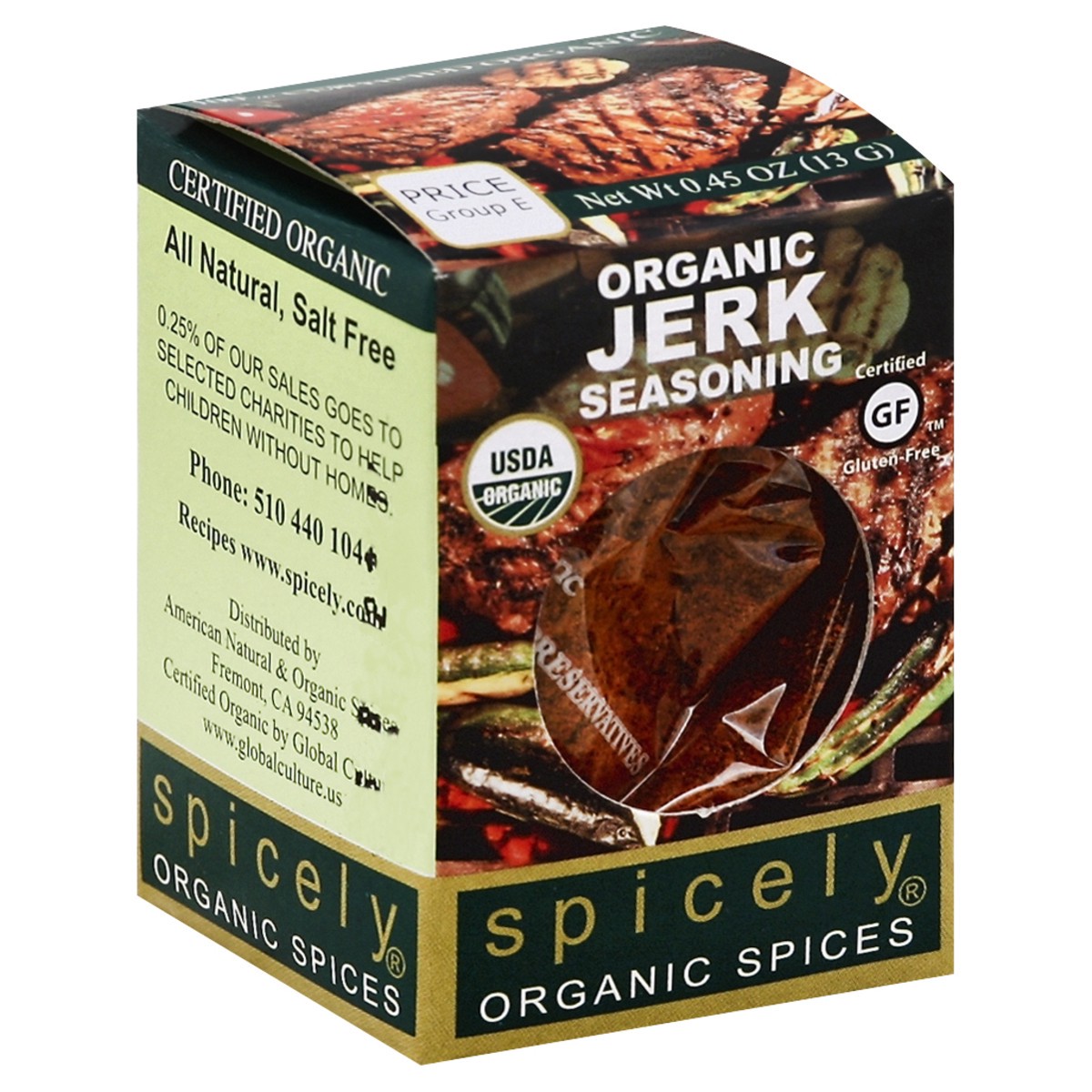 slide 3 of 4, Spicely Organic Spices Seasoning 0.45 oz, 0.45 oz