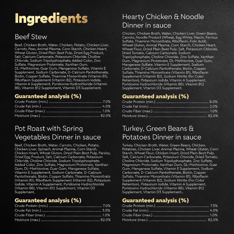 slide 10 of 14, Cesar Home Delights Chicken, Potato, Turkey, Vegetable, Beef and Gravy Flavor Variety Pack Small Breed Wet Dog Food - 3.5oz/24ct, 3.5 oz, 24 ct