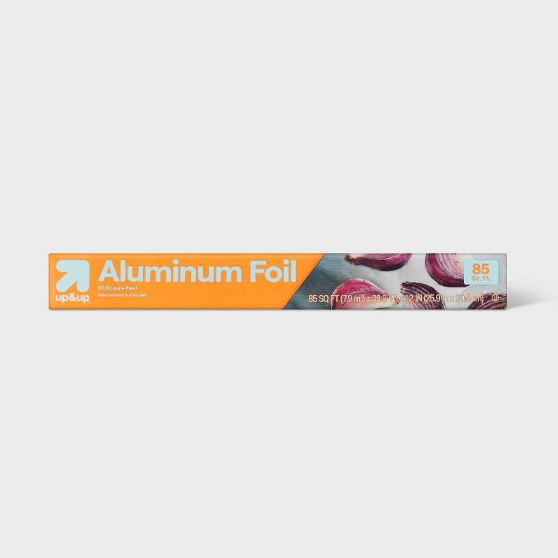 slide 1 of 4, Standard Aluminum Foil - 85 sq ft - up&up™, 85 sq ft