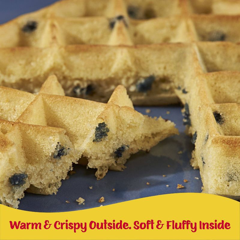 slide 5 of 8, Eggo Thick & Fluffy Frozen Blueberry Cobbler Waffles - 11.6oz/6ct, 6 ct; 11.6 oz