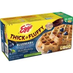 Eggo Thick & Fluffy Frozen Blueberry Cobbler Waffles - 11.6oz/6ct