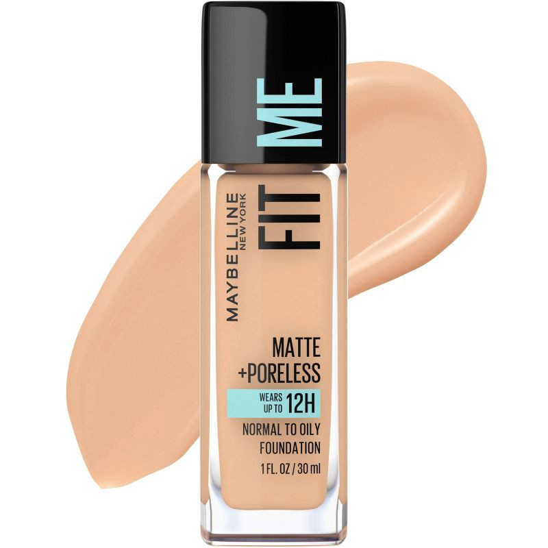 slide 1 of 7, Maybelline Fit Me Matte + Poreless Oil Free Liquid Foundation - 1 fl oz - 222 True Beige - 1 fl oz, 1 fl oz, 1 fl oz