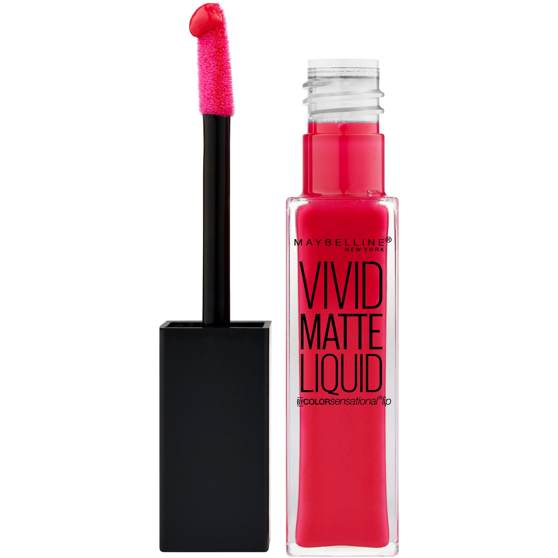 slide 2 of 5, Maybelline Color Sensational Vivid Matte Liquid Lip Color - 35 Rebel Red, 0.26 fl oz