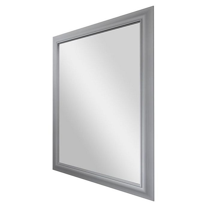 slide 3 of 3, PTM Images Sapphire Rectangular Wall Mirror - Silver, 40 in x 30 in