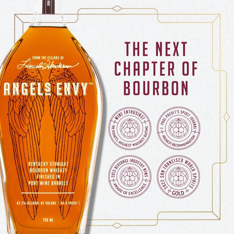 slide 6 of 6, Angel's Envy Bourbon Whiskey - 750ml Bottle, 750 ml