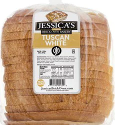 Jessicas Artisan Brick Oven Bakery Tuscan White Bread 20 oz