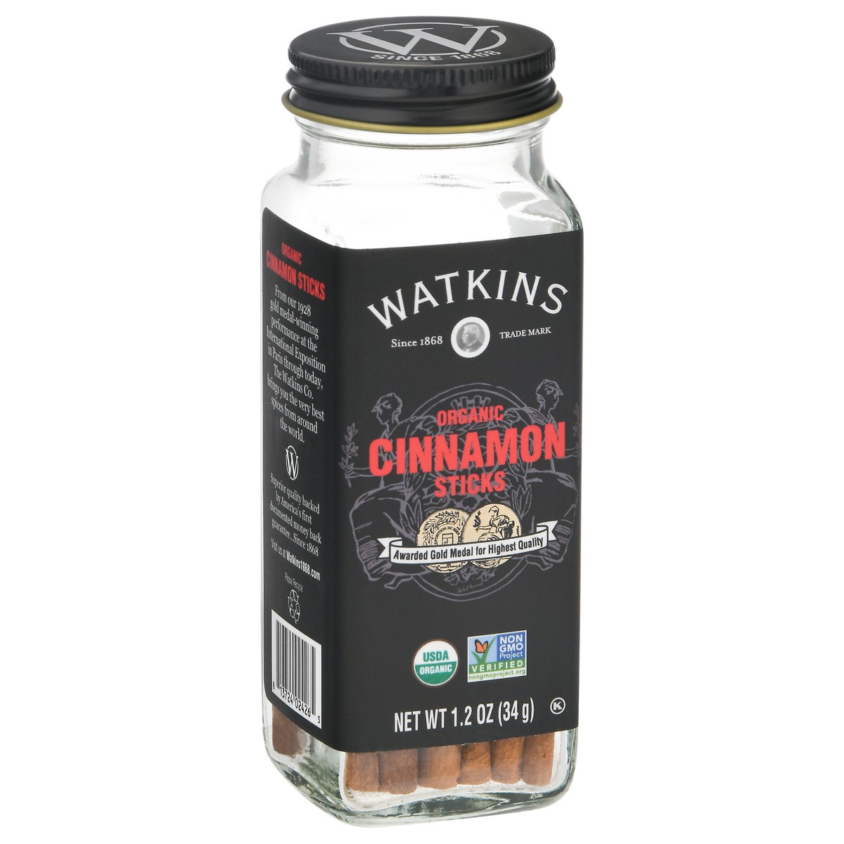 slide 6 of 9, Watkins Organic Cinnamon Sticks 1.2 oz, 1.2 oz