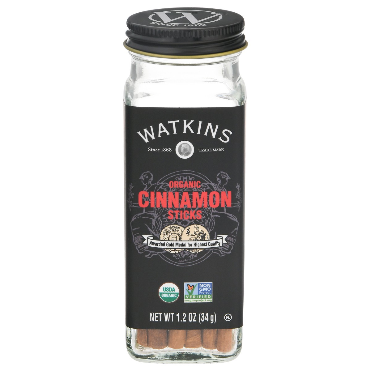 slide 1 of 9, Watkins Organic Cinnamon Sticks 1.2 oz, 1.2 oz