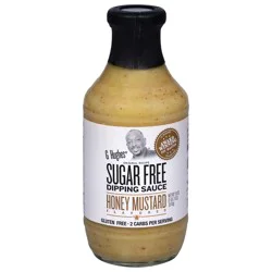 G Hughes Sugar Free Honey Mustard Dipping Sauce 18 oz