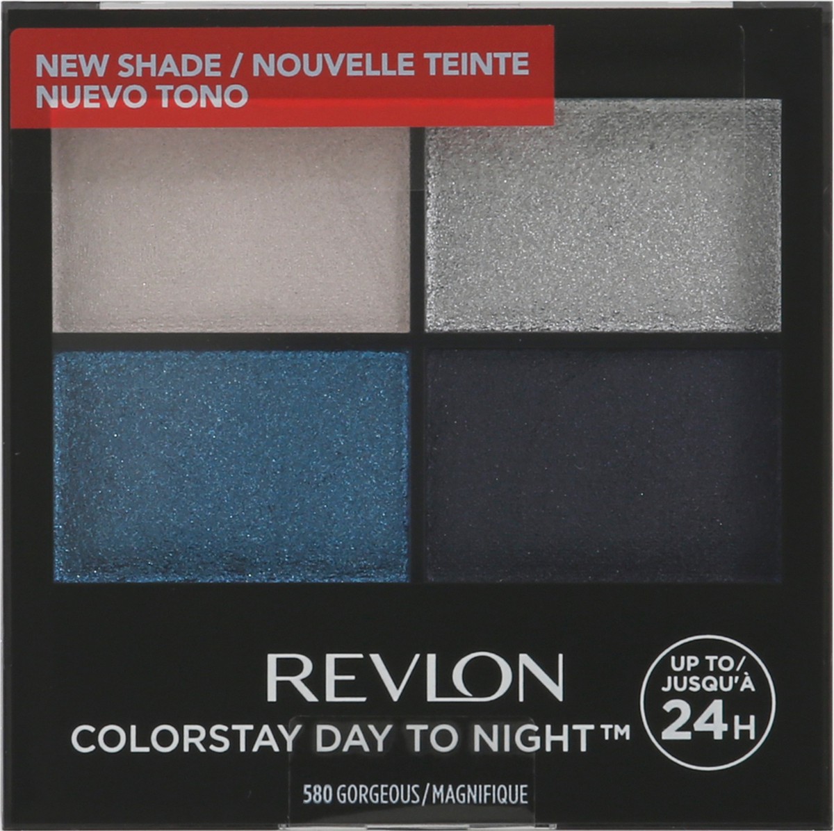 slide 4 of 9, Revlon ColorStay Day to Night Eyeshadow Quad, Gorgeous, 0.03 oz
