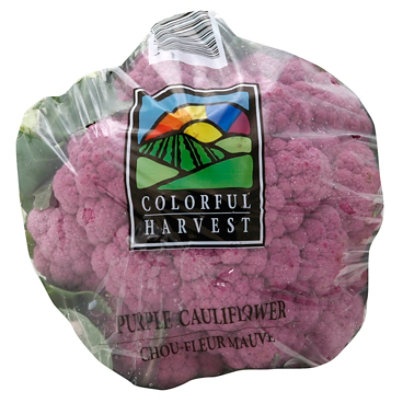 slide 1 of 5, Colorful Harvest Cauliflower Purple, 1 ct