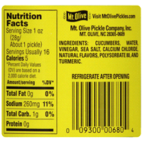 slide 5 of 21, Mt. Olive Simply Kosher Baby Dills Pickles 24 fl oz, 24 fl oz