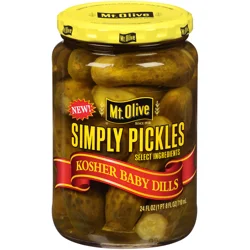 Mt. Olive Simply Kosher Baby Dill Pickles