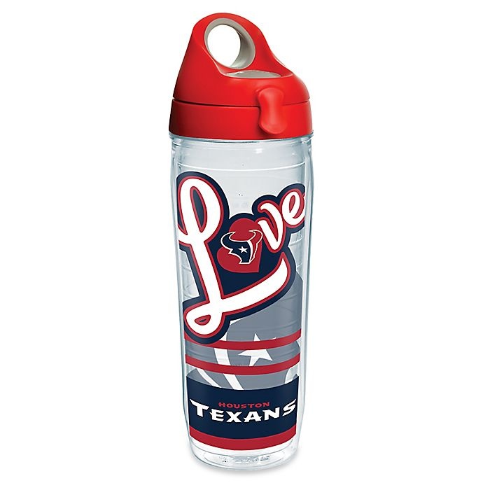 slide 1 of 1, Tervis NFL Houston Texans Love Wrap Water Bottle with Lid, 24 oz