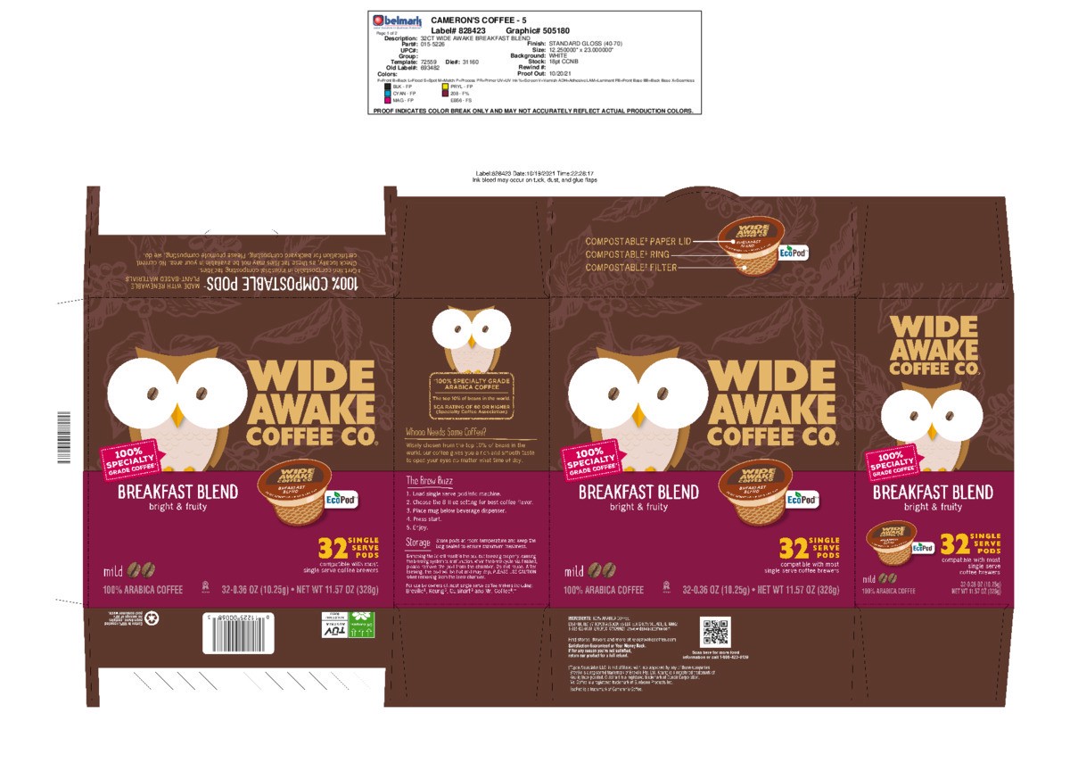 slide 4 of 14, Wide Awake Coffee Co. Single Serve Pods Mild Breakfast Blend Coffee Pods - 32 ct, 32 ct