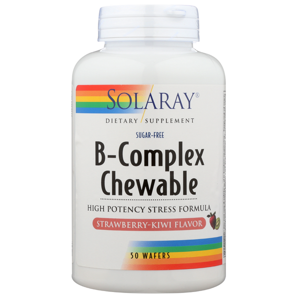 slide 1 of 1, Solaray High Potency Vitamin B-complex Chewable Tablets, 50 ct