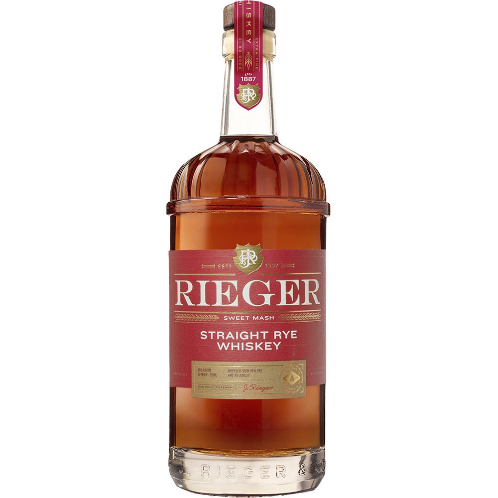 slide 1 of 1, J. Rieger Sweet Mash Straight Rye, 750 ml