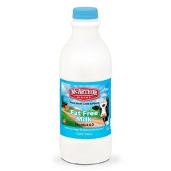 McArthur Dairy Fat Free Milk 1 qt