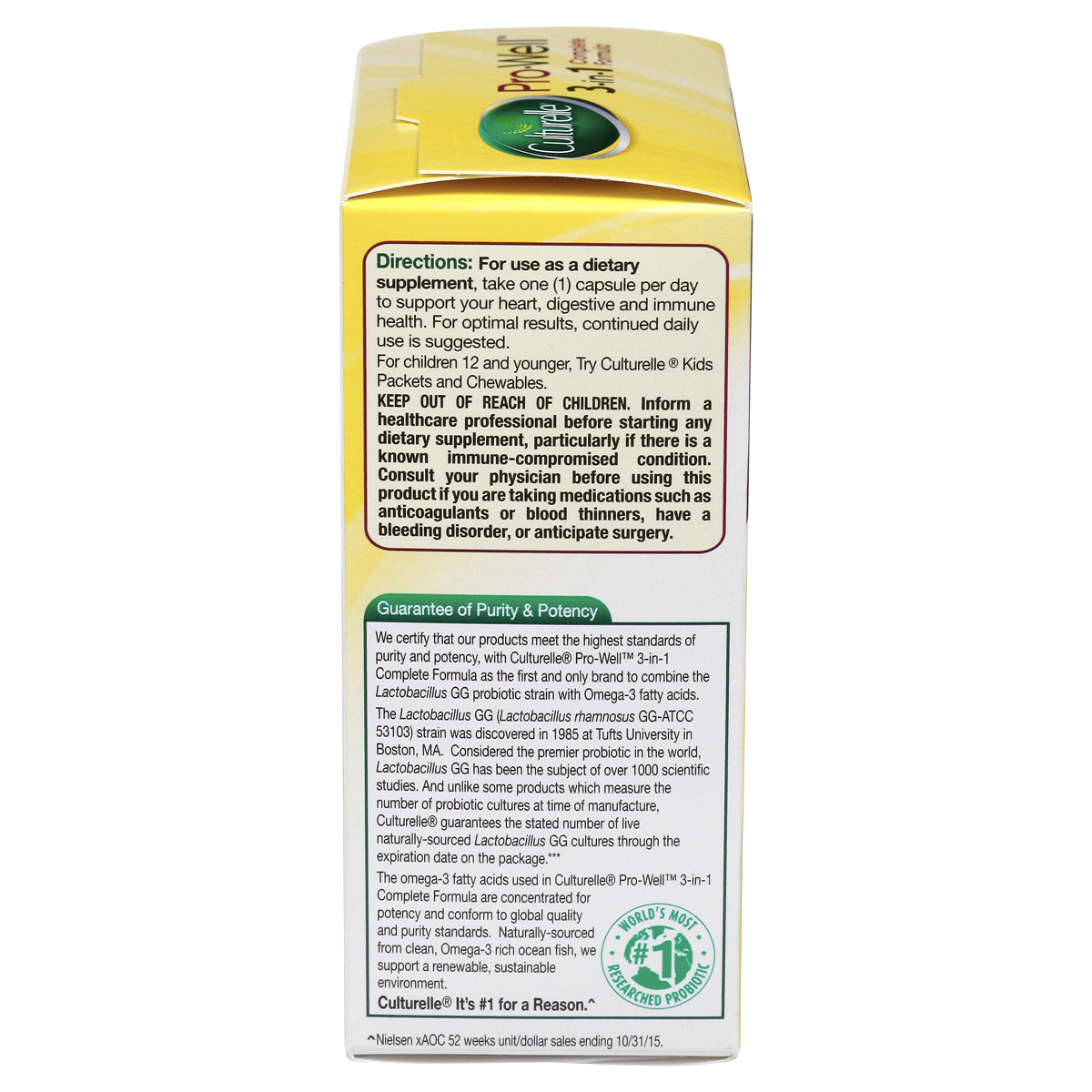 slide 2 of 11, Culturelle Prowell 3in1 Probiotic Complete Formula Dietary Supplement Capsules, 30 ct