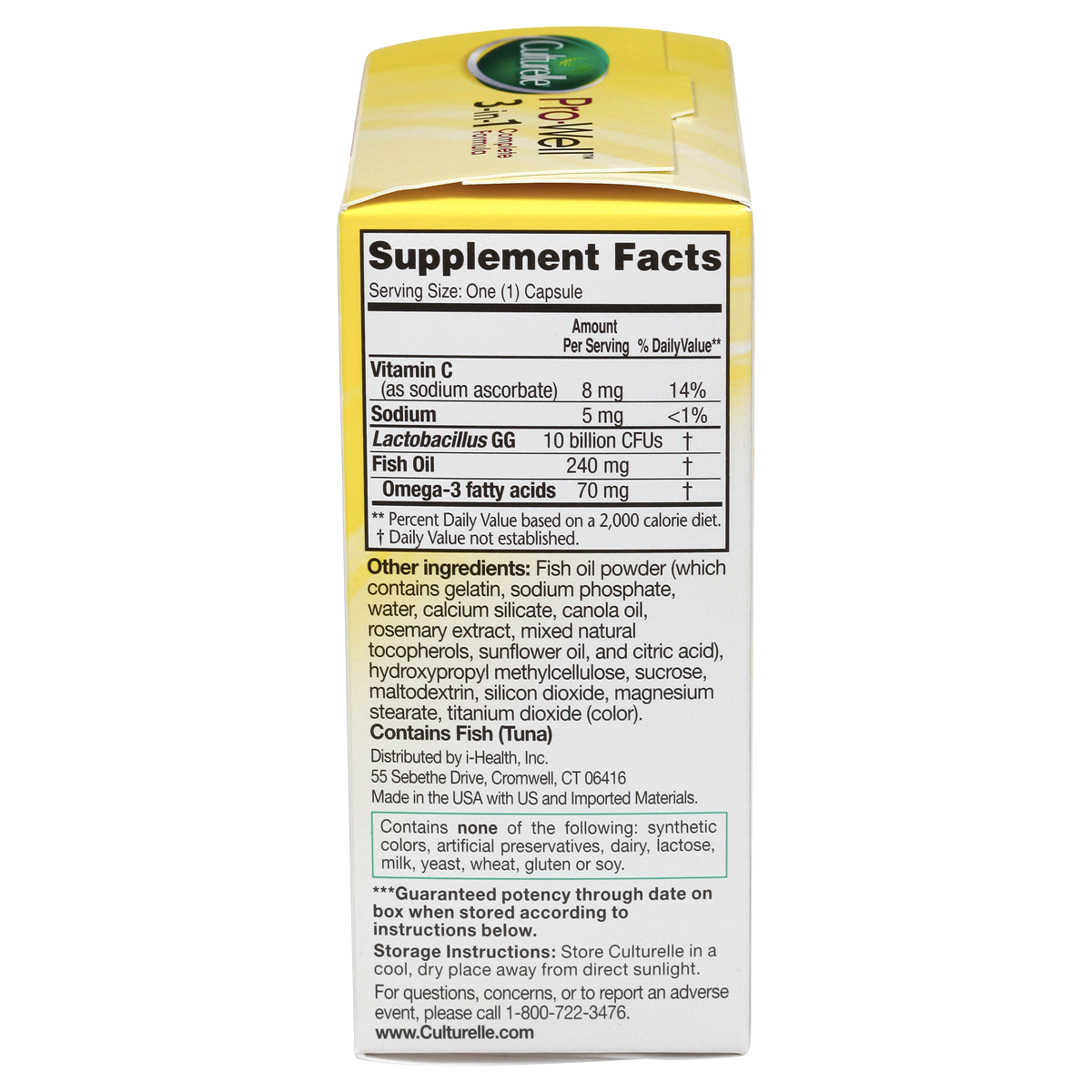 slide 9 of 11, Culturelle Prowell 3in1 Probiotic Complete Formula Dietary Supplement Capsules, 30 ct